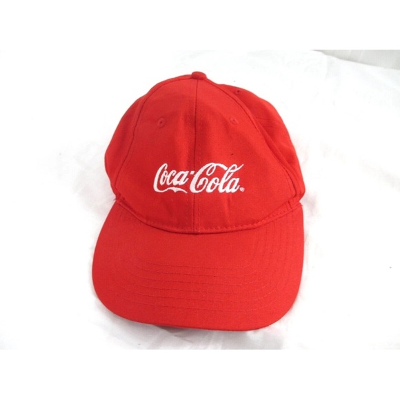 Coca-Cola Bright Red Cap with White Script - Picture 2 of 4